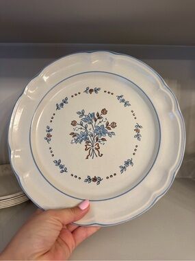 Vintage Cordella BLUET 10.75” Dinner Plate Hand Decorated Japan
